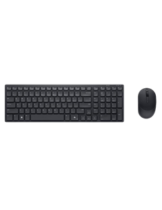 Set Tastatură + Mouse DELL KM555, Fără fir, Negru