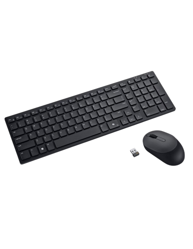 Set Tastatură + Mouse DELL KM555, Fără fir, Negru