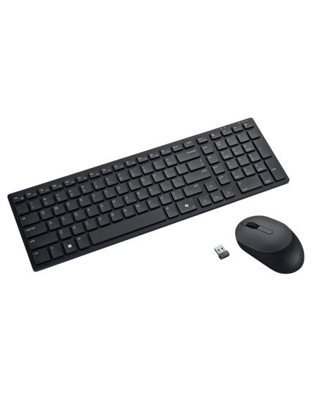 Set Tastatură + Mouse DELL KM555, Fără fir, Negru