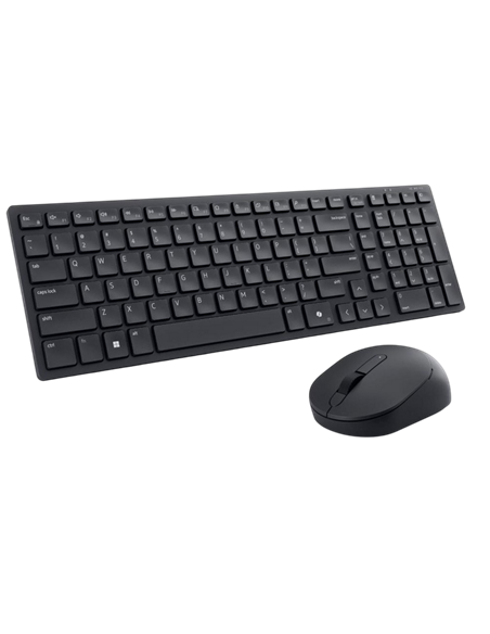 Set Tastatură + Mouse DELL KM555, Fără fir, Negru