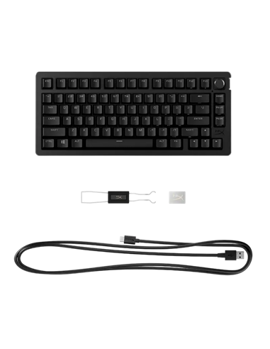 Tastatură HyperX Alloy Rise 75, Fără fir, Negru