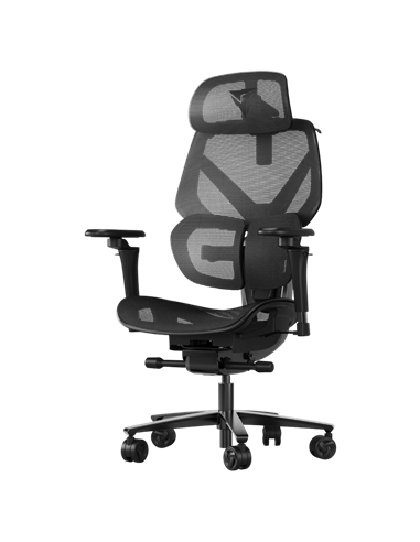 Игровое кресло ThunderX3 Flex Pro Mesh, Вентилируемая Сетка, Чёрный