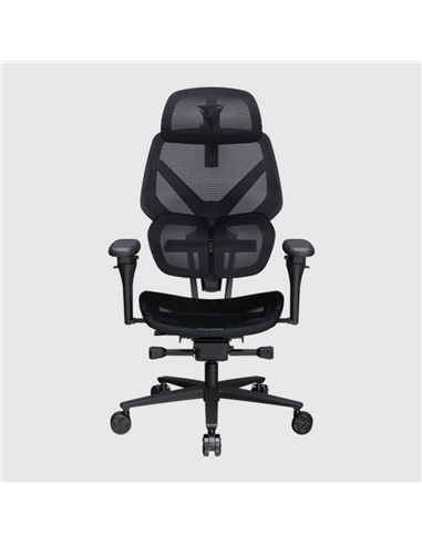 Scaun Gaming ThunderX3 Flex Pro Mesh, Plasă Respirabilă, Negru