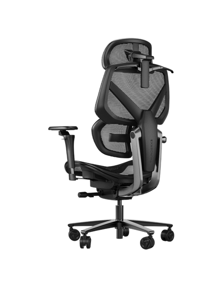 Игровое кресло ThunderX3 Flex Pro Mesh, Вентилируемая Сетка, Чёрный