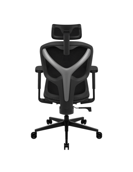 Scaun de birou ThunderX3 YTC Loft, Textil, Gri inchis