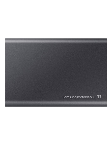 Внешний портативный SSD накопитель Samsung T7, 4 ТБ, Titan Gray (MU-PC4T0T/WW)