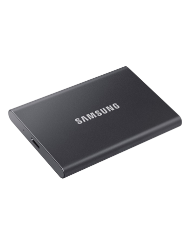 Внешний портативный SSD накопитель Samsung T7, 4 ТБ, Titan Gray (MU-PC4T0T/WW)