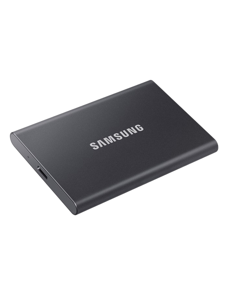 Внешний портативный SSD накопитель Samsung T7, 4 ТБ, Titan Gray (MU-PC4T0T/WW)