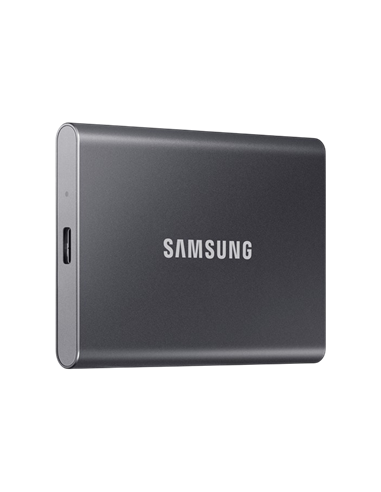 Внешний портативный SSD накопитель Samsung T7, 4 ТБ, Titan Gray (MU-PC4T0T/WW)