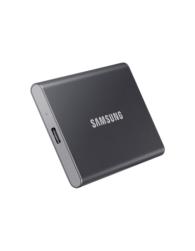 Внешний портативный SSD накопитель Samsung T7, 4 ТБ, Titan Gray (MU-PC4T0T/WW)