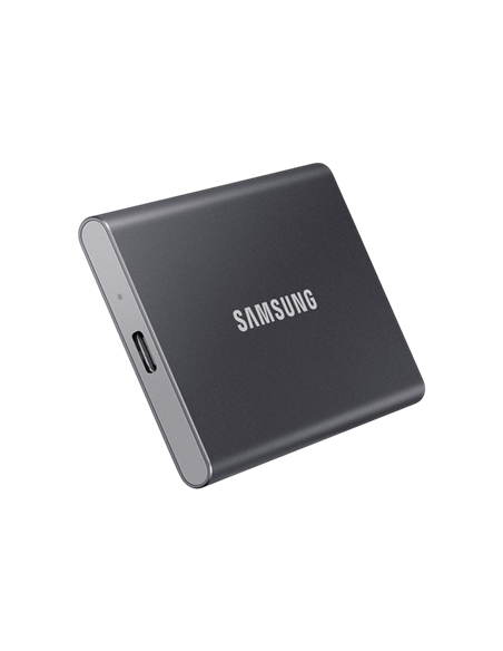 Внешний портативный SSD накопитель Samsung T7, 4 ТБ, Titan Gray (MU-PC4T0T/WW)