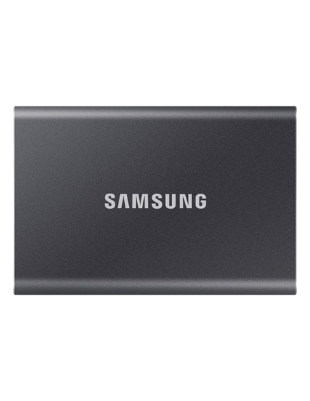 Внешний портативный SSD накопитель Samsung T7, 4 ТБ, Titan Gray (MU-PC4T0T/WW)