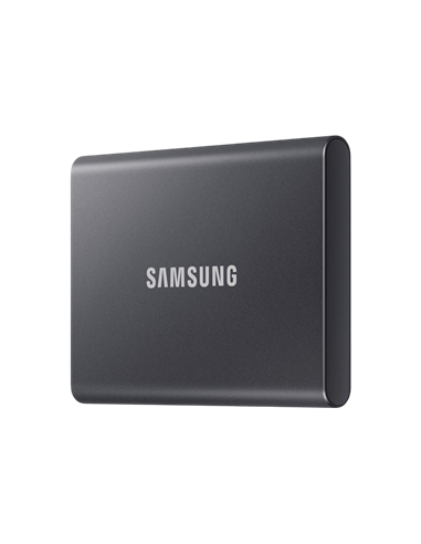 Внешний портативный SSD накопитель Samsung T7, 4 ТБ, Titan Gray (MU-PC4T0T/WW)