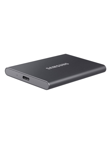 Внешний портативный SSD накопитель Samsung T7, 4 ТБ, Titan Gray (MU-PC4T0T/WW)