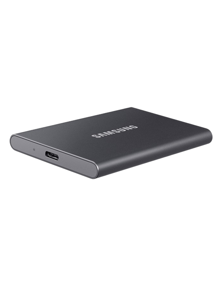Внешний портативный SSD накопитель Samsung T7, 4 ТБ, Titan Gray (MU-PC4T0T/WW)