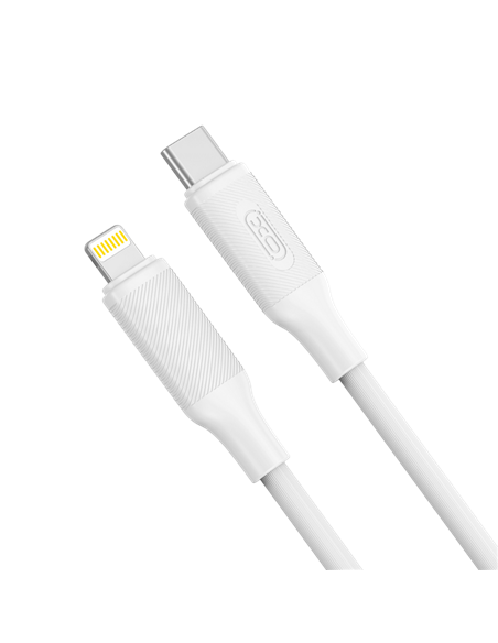 Cablu încărcare și sincronizare XO NB-Q265A, USB Type-C/Lightning, 1m, Alb Cablu încărcare și sincronizare XO NB-Q265A, USB Type-C/Lightning, 1m, Alb