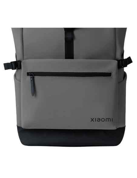 Рюкзак Xiaomi Roll Top Casual, 15.6", Ткань, Полиуретан, Полиэстер, Серый