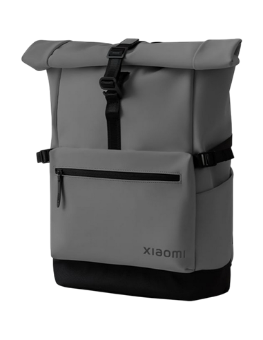 Рюкзак Xiaomi Roll Top Casual, 15.6", Ткань, Полиуретан, Полиэстер, Серый