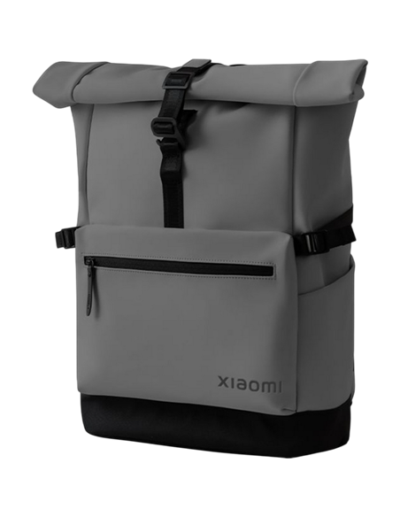 Рюкзак Xiaomi Roll Top Casual, 15.6", Ткань, Полиуретан, Полиэстер, Серый
