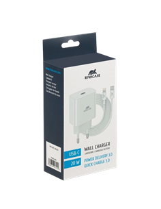 Încărcător Rivacase PS4101 WD5, 20W, Alb 2