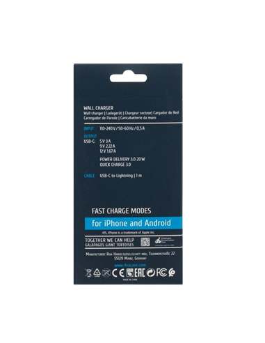 Зарядное устройство Rivacase PS4101 WD5, 20Вт, Белый
