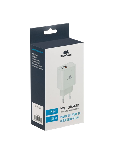 Încărcător Rivacase PS4102 W00, 20W, Alb