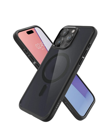 Husă Spigen iPhone 15 Pro Ultra Hybrid Mag, Frost Black