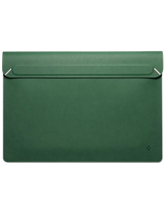 Футляр для ноутбука Spigen Valentinus 15-16", Искусственная кожа, Jeju Green