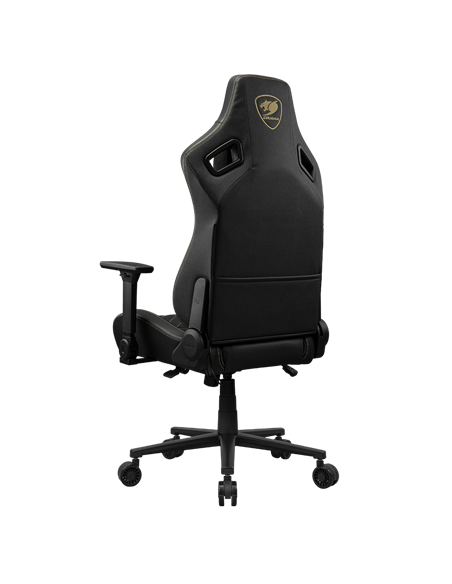 Scaun Gaming Cougar Defensor, Țesătură, PU Piele, Gold F
