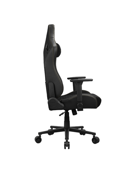 Scaun Gaming Cougar Defensor, Țesătură, PU Piele, Gold F