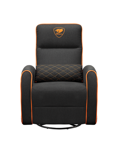 Scaun Gaming Cougar FIDOM, Imitație de in, Negru | Portocaliu