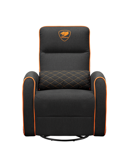 Scaun Gaming Cougar FIDOM, Imitație de in, Negru | Portocaliu