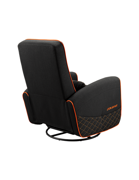 Scaun Gaming Cougar FIDOM, Imitație de in, Negru | Portocaliu