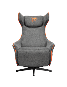 Scaun Gaming Cougar Magus, Imitație de in, Gri | Portocaliu