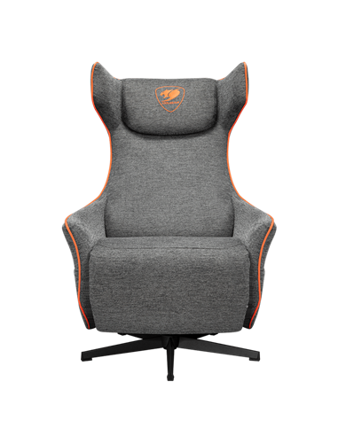 Scaun Gaming Cougar Magus, Imitație de in, Gri | Portocaliu
