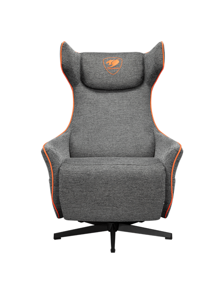 Scaun Gaming Cougar Magus, Imitație de in, Gri | Portocaliu