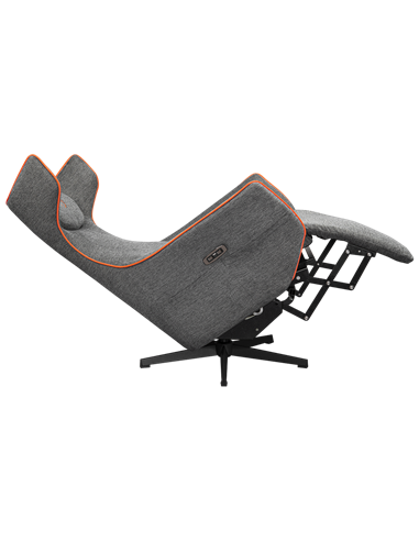 Scaun Gaming Cougar Magus, Imitație de in, Gri | Portocaliu