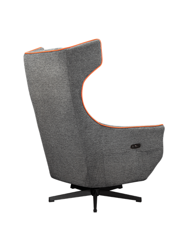 Scaun Gaming Cougar Magus, Imitație de in, Gri | Portocaliu