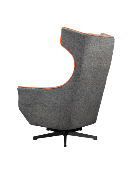 Scaun Gaming Cougar Magus, Imitație de in, Gri | Portocaliu