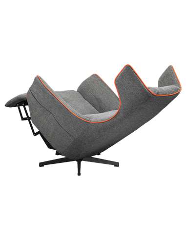 Scaun Gaming Cougar Magus, Imitație de in, Gri | Portocaliu