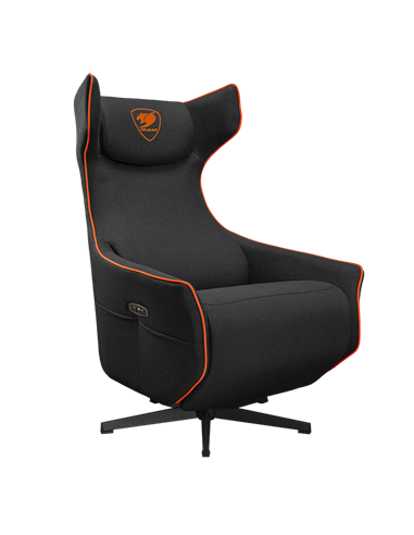 Scaun Gaming Cougar Magus, Imitație de in, Negru | Portocaliu