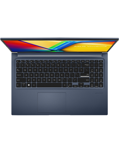 Laptop 15,6" ASUS Vivobook 15 M1502YA, Quiet Blue, AMD Ryzen 7 5825U, 16GB/512GB, Fără SO