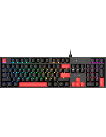 Клавиатура Bloody S520N, Проводное, Fire Black