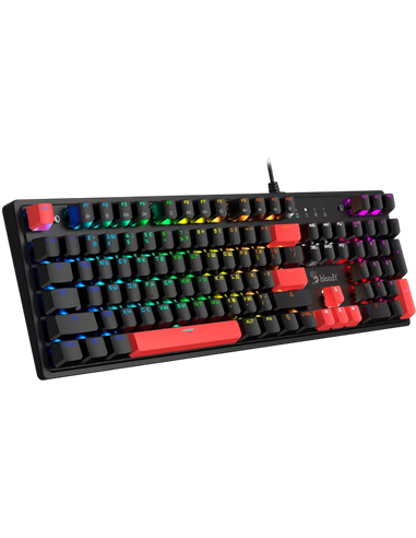 Tastatură Bloody S520N, Cu fir, Fire Black