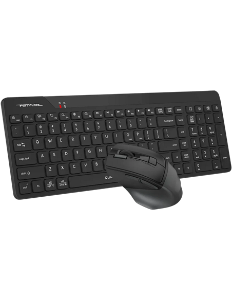 Set Tastatură + Mouse A4Tech FG2400 Air2, Fără fir, Negru