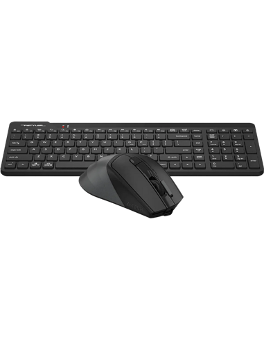 Set Tastatură + Mouse A4Tech FG2400 Air2, Fără fir, Negru