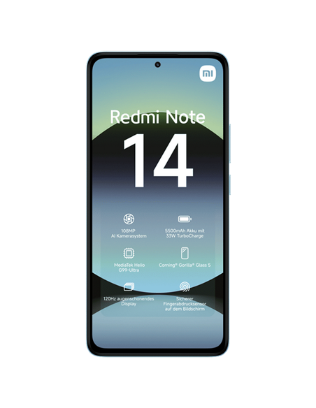 Smartphone Xiaomi Redmi Note 14 4G, 6GB/128GB, Ocean Blue