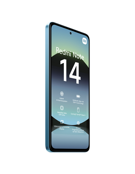 Smartphone Xiaomi Redmi Note 14 4G, 6GB/128GB, Ocean Blue