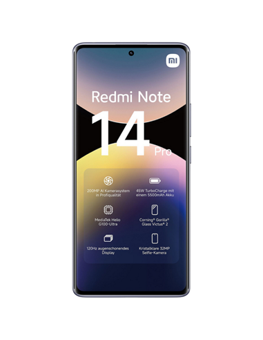 Смартфон Xiaomi Redmi Note 14 Pro 4G, 8Гб/256Гб, Aurora Purple