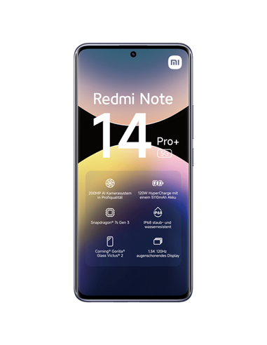 Смартфон Xiaomi Redmi Note 14 Pro+, 12Гб/512Гб, Lavender Purple